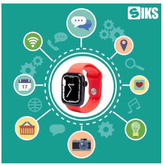 Series 7 Smartwatch with Heart Rate Monitor (Red) view 2