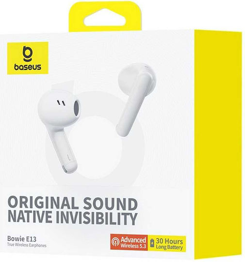 Baseus Bowie E13 In-ear Bluetooth Handsfree Earphones with Charging Case White view 5
