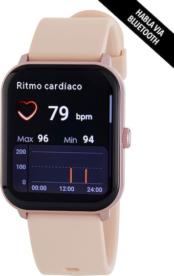Marea B59009/3 Smartwatch with Heart Rate Monitor (Pink)