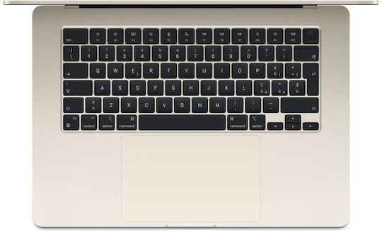Apple MacBook Air 15" (2024) 15.3" Retina Display (M3-8-core/8GB/256GB SSD) Starlight (US Keyboard) vista 2