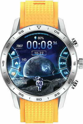 DAS.4 SU20 Smartwatch with Heart Rate Monitor (Yellow)