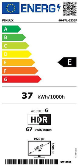 Finlux Smart Television 40" Full HD LED HDR (2024) view 4