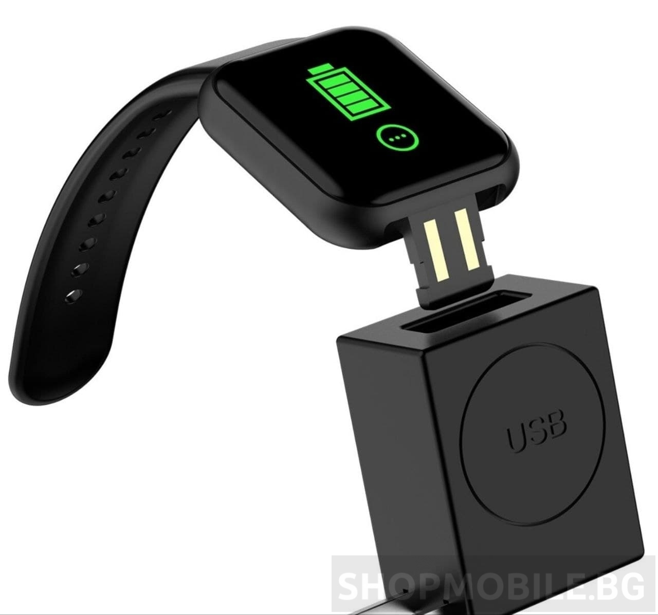 ID116 plus Smartwatch with Heart Rate Monitor (Green) view 9