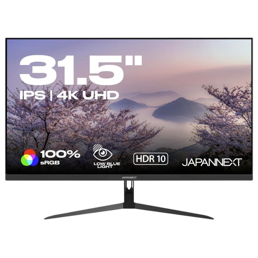 Japannext IPS HDR Monitor 31.5" 4K 3840x2160 with Response Time 5ms GTG view 1