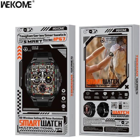 WK WH-03 Smartwatch with Heart Rate Monitor (Gray) view 3