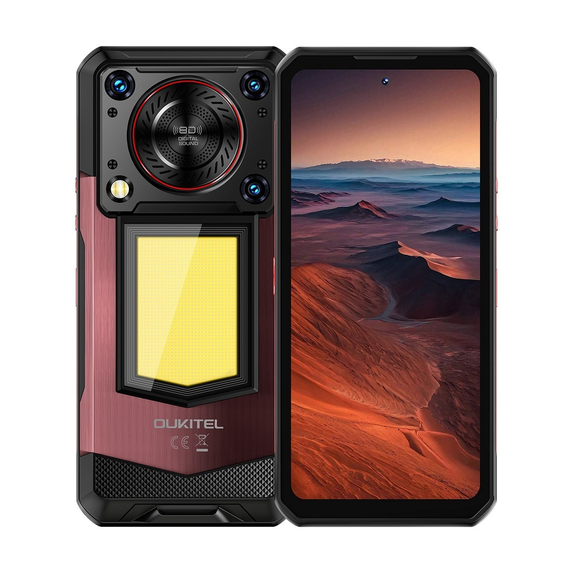 Oukitel WP56 5G Dual SIM (12GB/512GB) Resistant Smartphone Red view 1
