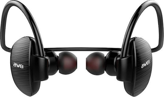Awei A847BL In-ear Bluetooth Handsfree Earphones with Sweat Resistance Black view 2