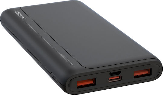 XO PR127 Power Bank 20000mAh 20W with 2 USB-A Ports and USB-C Port Power Delivery Black