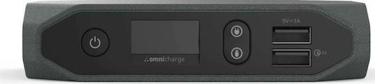 Omnicharge Omni20+ Power Bank 20400mAh with 3 USB-A Ports and USB-C Port Quick Charge 3.0 Black vista 4