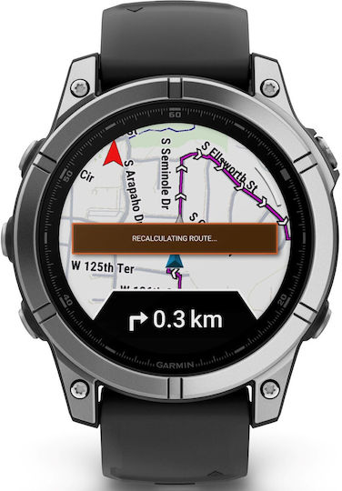 Garmin Fenix E Stainless Steel 47mm Waterproof Smartwatch with Heart Rate Monitor (Black) view 6