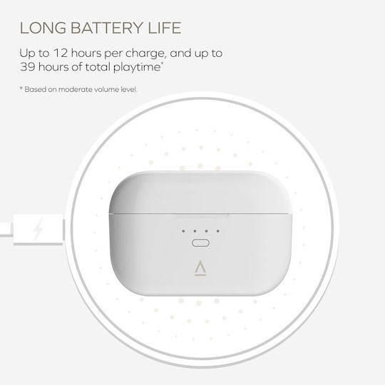 Creative Zen Air SXFI In-ear Bluetooth Handsfree Earphones with Sweat Resistance and Charging Case White view 2