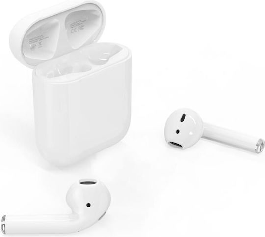 XO T2 Pods Earbud Bluetooth Handsfree Earphones with Charging Case White