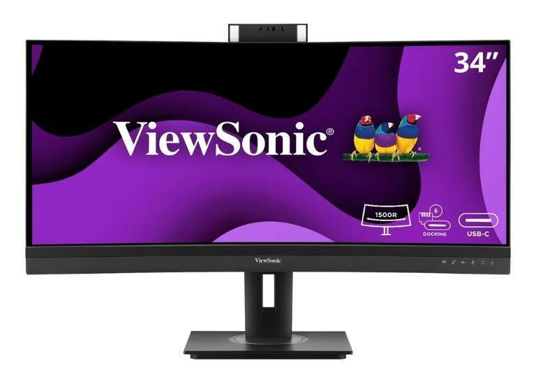 Viewsonic VG3457CV Ultrawide VA HDR Curved Gaming Monitor 34" QHD 3440x1440 with Response Time 5ms GTG view 1