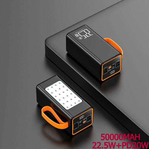 Fast Charge Power Bank 50000mAh 22.5W Power Delivery Black