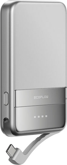 EcoFlow Rapid MagSafe Power Bank 5000mAh 30W with USB-C Port Silver