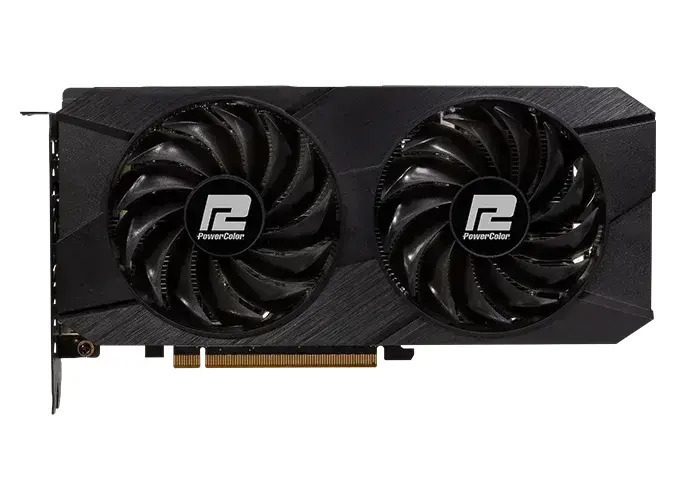 PowerColor Radeon RX 7600 rev. 2.0 8GB GDDR6 Fighter Graphics Card 1A1-G00433100G view 2