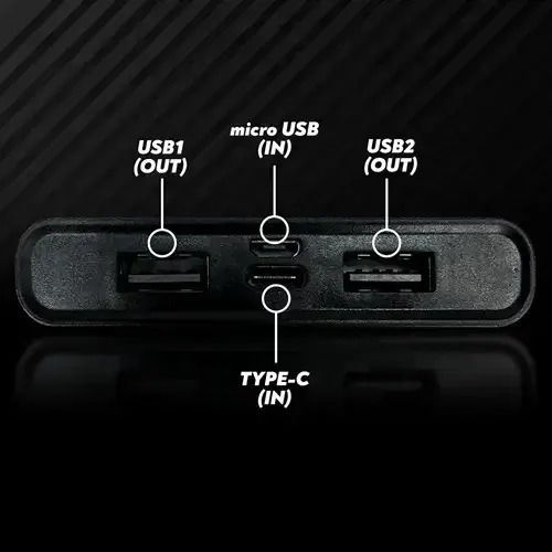 Andowl Q-CD555 Power Bank 15000mAh 5W Black view 3