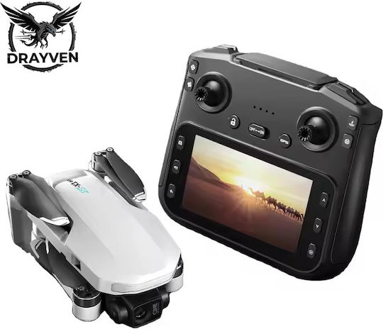 Drayven S-X1 Drone 5G with 4K Camera and Controller White view 1