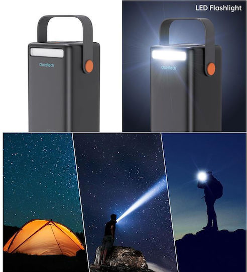 Choetech B664 Power Bank 50000mAh 65W with 3 USB-A Ports and USB-C Port Black view 5