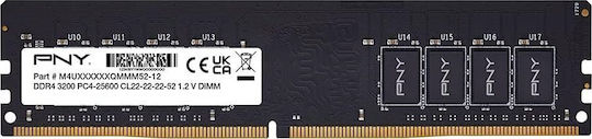PNY Performance 16GB DDR4 RAM with 3200 Speed for Desktop (MD16GSD43200-TB) view 3