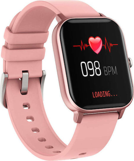 Colmi P8 43mm Smartwatch with Heart Rate Monitor (Pink) view 4