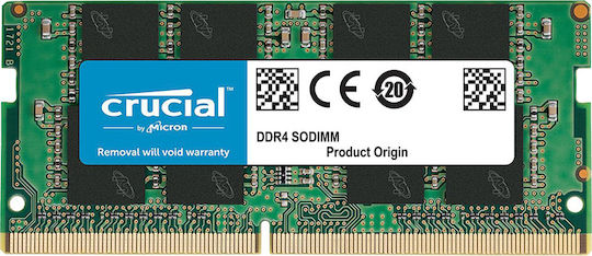 Crucial DDR4 with Module 1x16GB and Speed 3200 for Desktop CT16G4DFRA32A vue 2