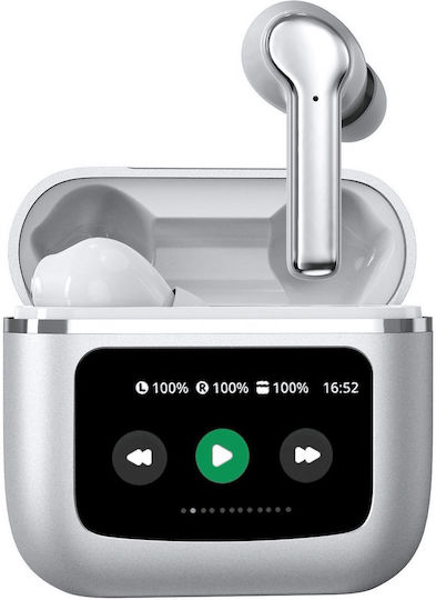 NewXOne In-ear Bluetooth Handsfree Earphones with Sweat Resistance and Charging Case White
