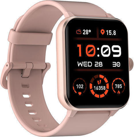 BlackView R50 45mm Smartwatch with Heart Rate Monitor (Pink) view 2