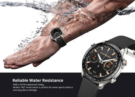 Riversong Motive 10 GT Smartwatch with Heart Rate Monitor (Black) view 8