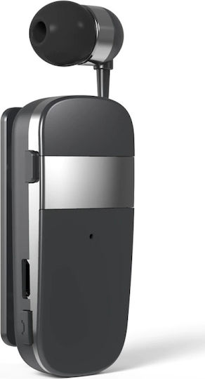 K53 In-ear Bluetooth Handsfree Earphone Lapel Black