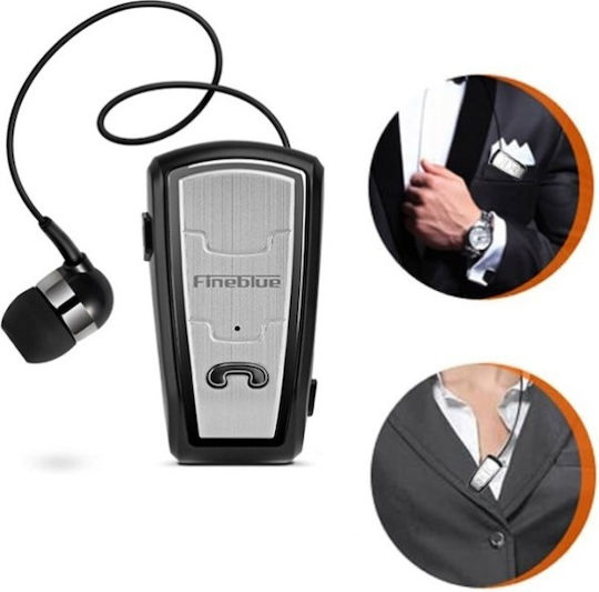 Fineblue FQ208 In-ear Bluetooth Handsfree Earphone Lapel Black vista 2