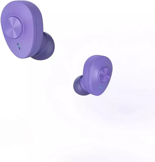 HAMA Freedom Buddy In-ear Bluetooth Handsfree Earphones with Charging Case Purple view 2