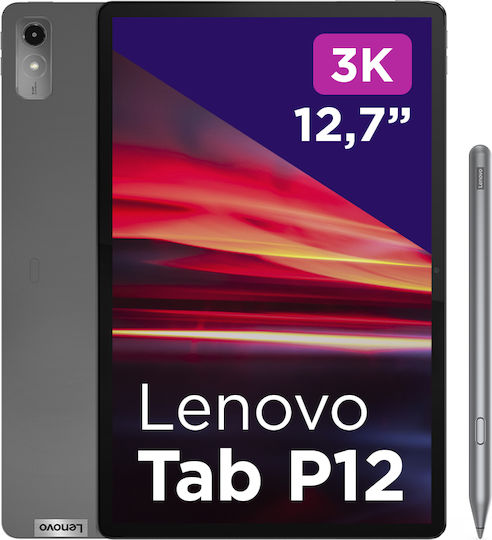 Lenovo Tab P12 12.7" (8GB/128GB/Lenovo Tab Pen Plus) Gray view 3