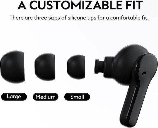 QCY T13 In-ear Bluetooth Handsfree Earphones with Sweat Resistance and Charging Case Black vista 5