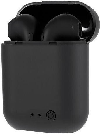 i7 Mini TWS Earbud Bluetooth Handsfree Earphones with Charging Case Black view 1