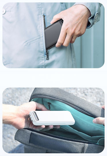 Mcdodo MC-3891 Power Bank 20000mAh 22.5W with 2 USB-A Ports and USB-C Port Power Delivery Black view 6