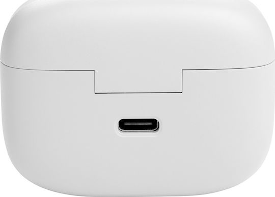 JBL Tune 130NC In-ear Bluetooth Handsfree Earphones with Sweat Resistance and Charging Case White vue 7