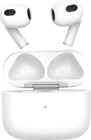 XO XO-EF41 Earbud Bluetooth Handsfree Earphones with Charging Case White view 1