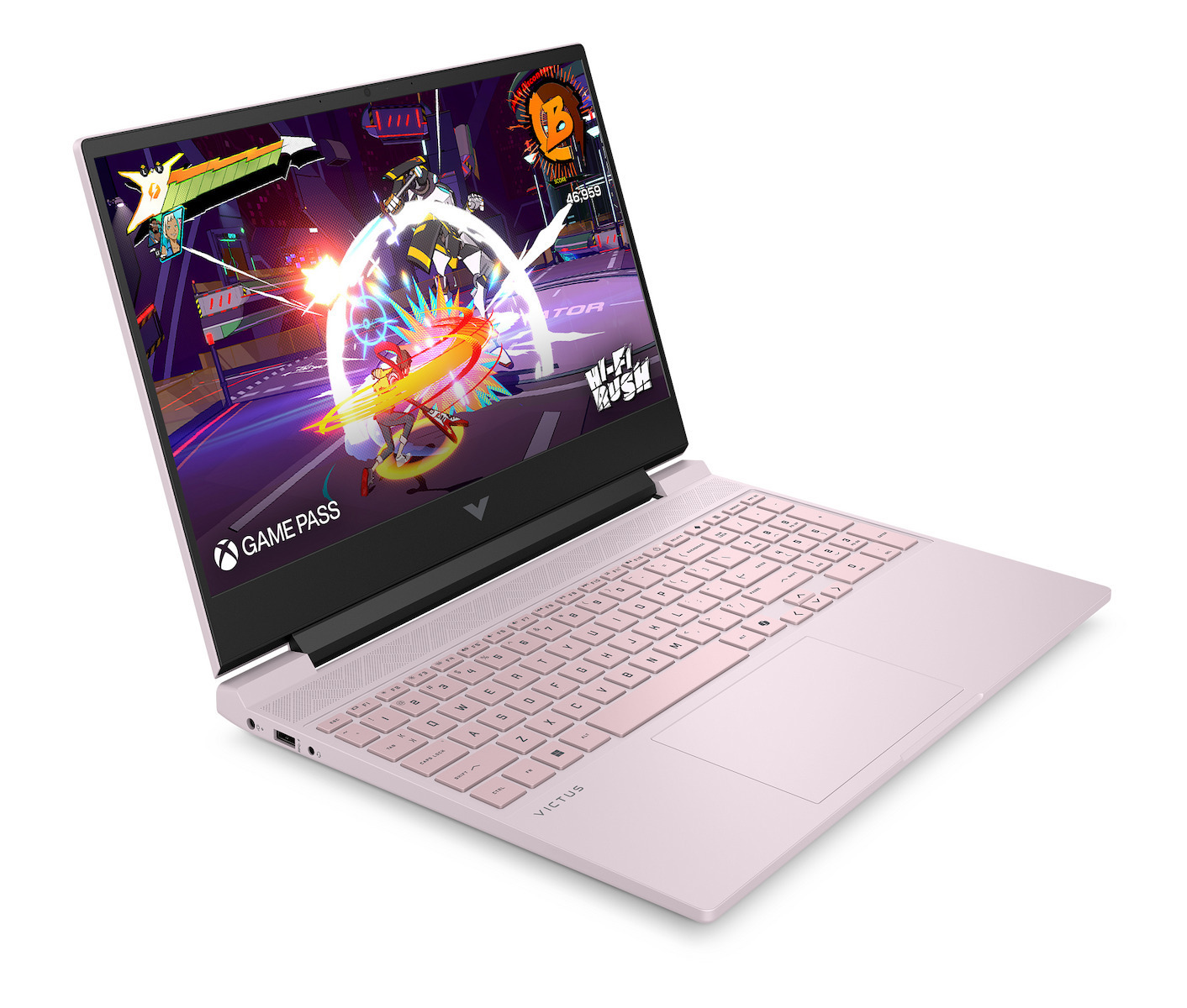 HP Victus 15-fa2131nn 15.6" IPS FHD 144Hz (i7-13620H/16GB/512GB SSD/GeForce RTX 4050/W11 Home) Pink Powder pink (GR Keyboard) view 3
