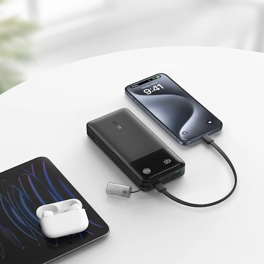 Anker Powercore 20000mAh 30W with USB-A Port and 2 USB-C Ports Power Delivery Black view 7