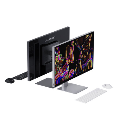 Alogic Aspekt Monitor 32" 4K 3840x2160 Gray view 4