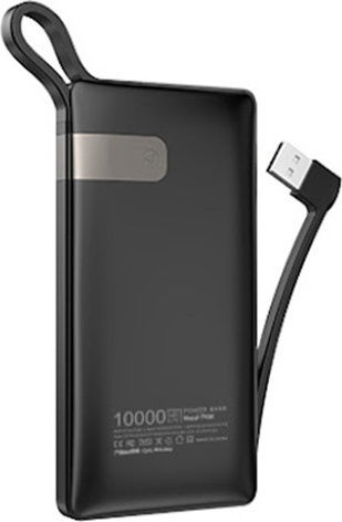 Awei P43K Power Bank 10000mAh with 2 USB-A Ports Black vue 6