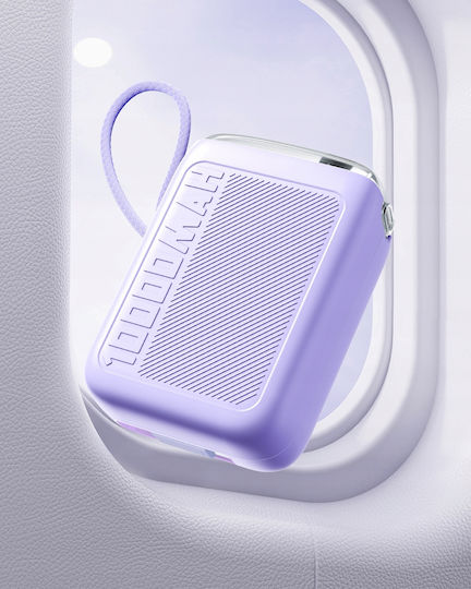 Innostyle Power Bank 10000mAh 33W with 2 USB-C Ports Purple view 7