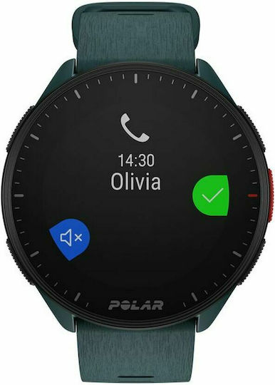 Polar Pacer 45mm Smartwatch with Heart Rate Monitor (Deep Teal) view 5