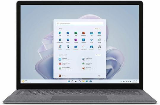 Microsoft Surface Laptop 5 15" Touchscreen (i5-1235U/8GB/256GB SSD/W11 Home) Alcantara (ES Keyboard)