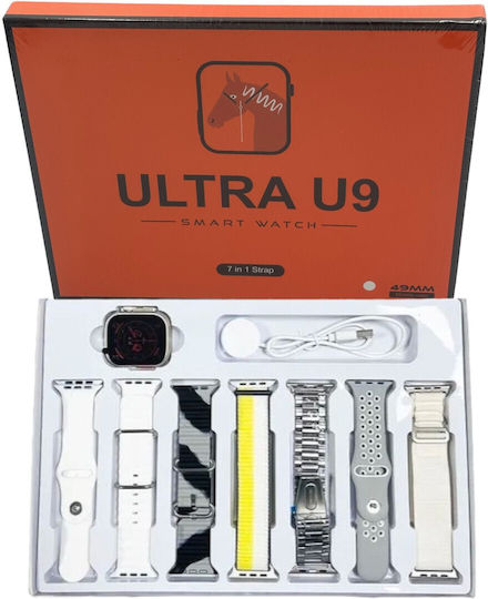 Ultra U9 Smartwatch (White) view 1