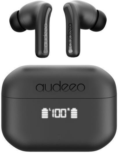 Audeeo Novatune Earbud In-ear Bluetooth Handsfree Earphones with Sweat Resistance and Charging Case Black vue 2
