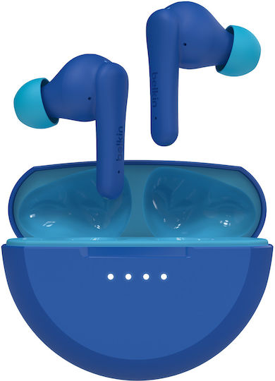 Belkin SoundForm Nano 2 In-ear Bluetooth Handsfree Earphones with Sweat Resistance and Charging Case Blue