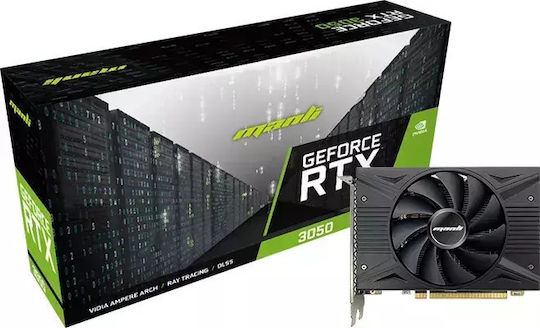 Manli GeForce RTX 3050 6GB GDDR6 Single Graphics Card view 1