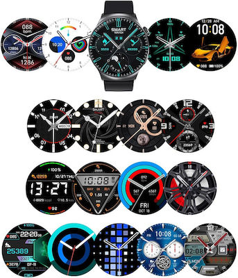 NO.1 DT4 Mate 45mm Smartwatch with Heart Rate Monitor (Black) view 4